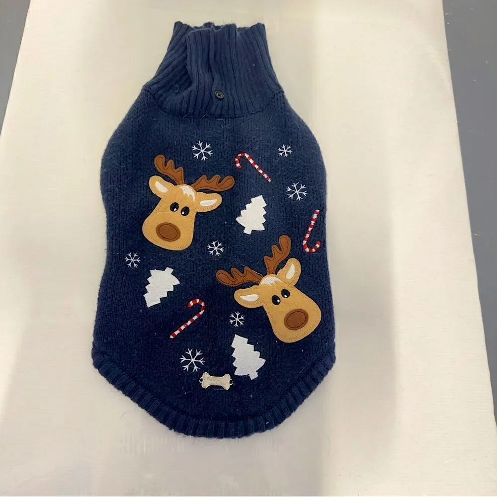 Buddy and Finn Dog Sweater Christmas Holiday Theme - Picture 3 of 8